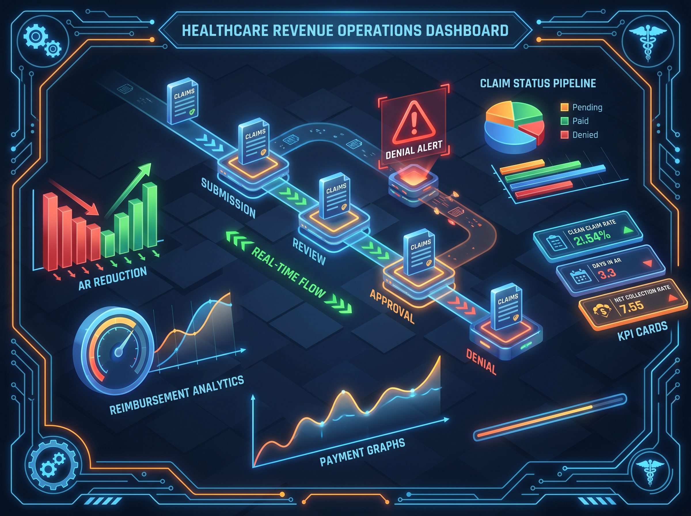 Medical billing services workflow architecture